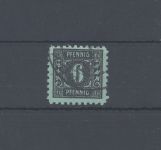 SBZ Michel Nummer 8y, 6 Pfg. Freimarke 1945 gestempelt, gp. BPP