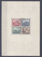 Dt. Reich Block 1, IPOSTA Block 1930 gestempelt, geprüft BPP