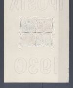 Dt. Reich Block 1, IPOSTA Block 1930 gestempelt, geprüft BPP