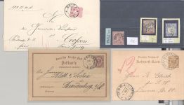 Dt. Reich, interessanter Posten mit schönen Belegen und Werten