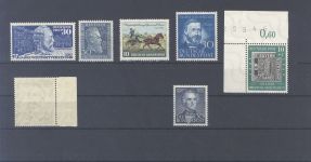 Bund, ** Posten besserer Werte, Sätze aus 1949-53 auf 2 Steckkarten