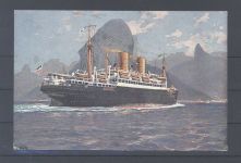 Dt. Reich, Zeppelinpost Karte 1932 aus Argentinien nach Friedrichshafen