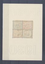 Dt. Reich Block 1, IPOSTA Block 1930 **