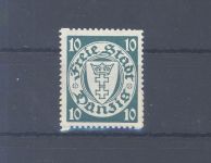 Danzig Michel Nummer 292 Dy, 10 Pfg. Rollenmarke **, geprüft BPP