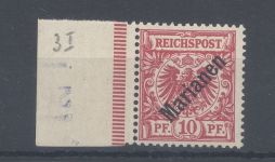 Dt. Kolonien Marianen Michel Nummer 3 I, 10 Pfg. 1899/1900 *, gp. BPP