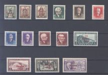 Dt. Bes. 2. WK Albanien Michel Nummer 1-14, Freimarken 1943 **