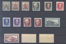 Dt. Bes. 2. WK Albanien Michel Nummer 1-14, Freimarken 1943 **