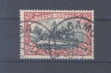 Dt. Kolonien Ostafrika Mi.Nr. 21b, 3 Rupien 1901 gestempelt geprüft BPP