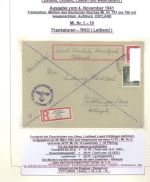 Dt. Bes. 2. WK Ostland, 7 verschiedene Briefe aus Sammlerblättern