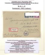 Dt. Bes. 2. WK Ostland, 7 verschiedene Briefe aus Sammlerblättern