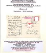 Dt. Bes. 2. WK Ostland, 7 verschiedene Briefe aus Sammlerblättern