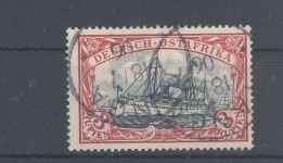 Dt. Kolonien Ostafrika Michel Nummer 21b, 3 Rupien 1901 gestempelt