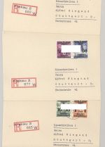 Dt. Bes. 2. WK Generalgouvernement, 8 Briefe aus 14-39 als Posten