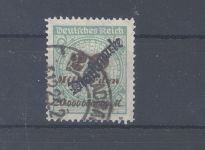 Dt. Reich Dienst Michel Nummer 87, 20 Mrd. 1923 gestempelt, geprüft