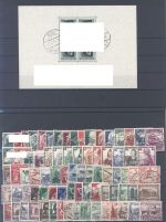 Dt. Reich, gestempelter Posten aus 1933-39 auf 5 Steckkarten