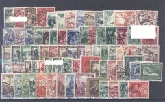 Dt. Reich, gestempelter Posten aus 1933-39 auf 5 Steckkarten