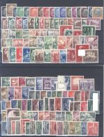Dt. Reich, umfangreicher *-** Posten aus 1933-45 auf 3 Steckkarten