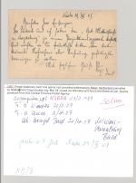 Dt. Kolonien - Goldküste, gelaufene GA 1907 aus Nsaba