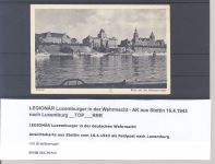 Dt. Feldpost 2. WK, Karte luxemburgischen Soldaten nach Luxemburg
