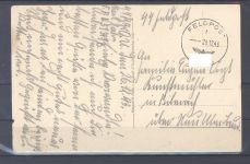 Dt. Feldpost 2. WK, Weihnachtskarte 1943 Panzergrenadier Regiment 53