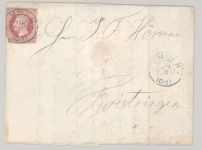 Hannover, 3 Briefe mit verschiedenen Frankaturen als Posten