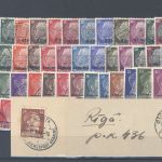 Dt. Bes. 2. WK, umfangreicher gestempelter Posten auf 3 Steckkarten