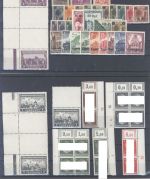 Dt. Bes. 2. WK, umfangreicher ** Posten auf 7 Steckkarten