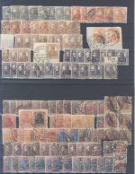 Dt. Reich, gestempelter Posten aus 1916-20 auf 8 Steckkarten