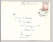 Dt. Feldpost 2. WK, Dänischer Feldpost Brief 1950 Kommando I Tyskland