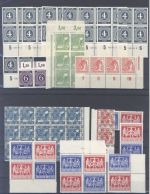 All. Bes. und Bizone, umfangreicher ** Posten auf 10 Steckkarten