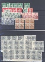 All. Bes. und Bizone, umfangreicher ** Posten auf 10 Steckkarten