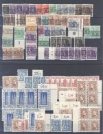 All. Bes. und Bizone, umfangreicher ** Posten auf 10 Steckkarten