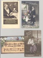 Deutschland, interessanter Posten alter Ansichtskarten