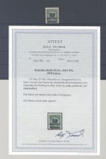 Dt. Reich Michel Nummer 336 A Wb, 10 Mrd. Freimarke 1923 **, FA BPP