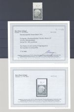 Bund Michel 189, 50 Pfg. Posthorn Oberrand **, FB BPP