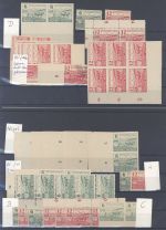 SBZ, ** Posten aus Michel Nummer 85/86 auf 5 Steckkarten