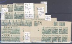 SBZ, ** Posten aus Michel Nummer 85/86 auf 5 Steckkarten