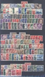 Dt. Reich, gestempelter Posten aus 1933-45 auf 5 Steckkarten