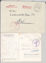 Dt. Feldpost 2. WK, Brief 1944 24. Schnellboot Flotille FP Nr. M54383