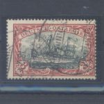 Dt. Kolonien Ostafrika Michel Nr. 21b II , 3 Rupien 1901 gestempelt, FA BPP