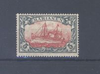 Dt. Kolonien Marianen Michel Nummer 21, 5 Mark Freimarke 1916-19 **