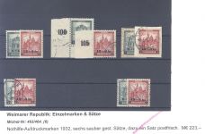 Alle Welt, 5 verschiedene alte Auktionslose als Posten