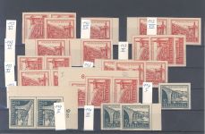 SBZ, ** Spezialposten aus Michel Nummer 112-15 auf 3 Steckkarten