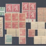 SBZ, **/gestempelter Spezialposten aus Mi.Nr. 1-40 auf Steckkarte