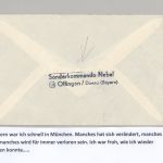 Dt. Feldpost 2. WK, Brief 1944 mit Inhalt vom Sonderkommando Nebel