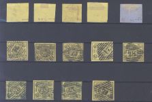 Braunschweig, 14 x Michel Nummer 11, 1 Sgr. Freimarke 1861-65 gestempelt