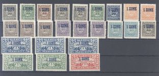 Dt. Abstimmung Schleswig , */** Posten auf 3 Steckkarten