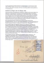 Dt. Feldpost 2. WK, FP LuPo Brief 1944 Schlacht um Riga FP Nr. 40907