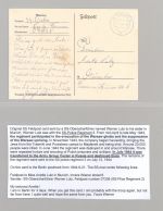 Dt. Feldpost 2. WK, gelaufene AK 1944 vom SS Polizei Regiment 2, FP Nr. 07338