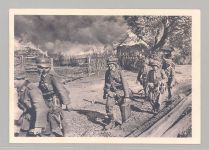 Dt. Feldpost 2. WK, gelaufene AK 1944 vom SS Polizei Regiment 2, FP Nr. 07338